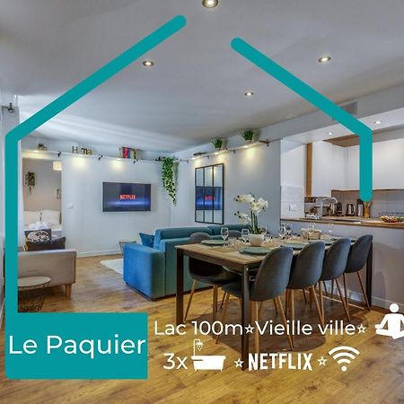 Le Paquier - Mycosyapart, Vieille Ville, Calme, Lac 100M, Netflix 안시 외부 사진
