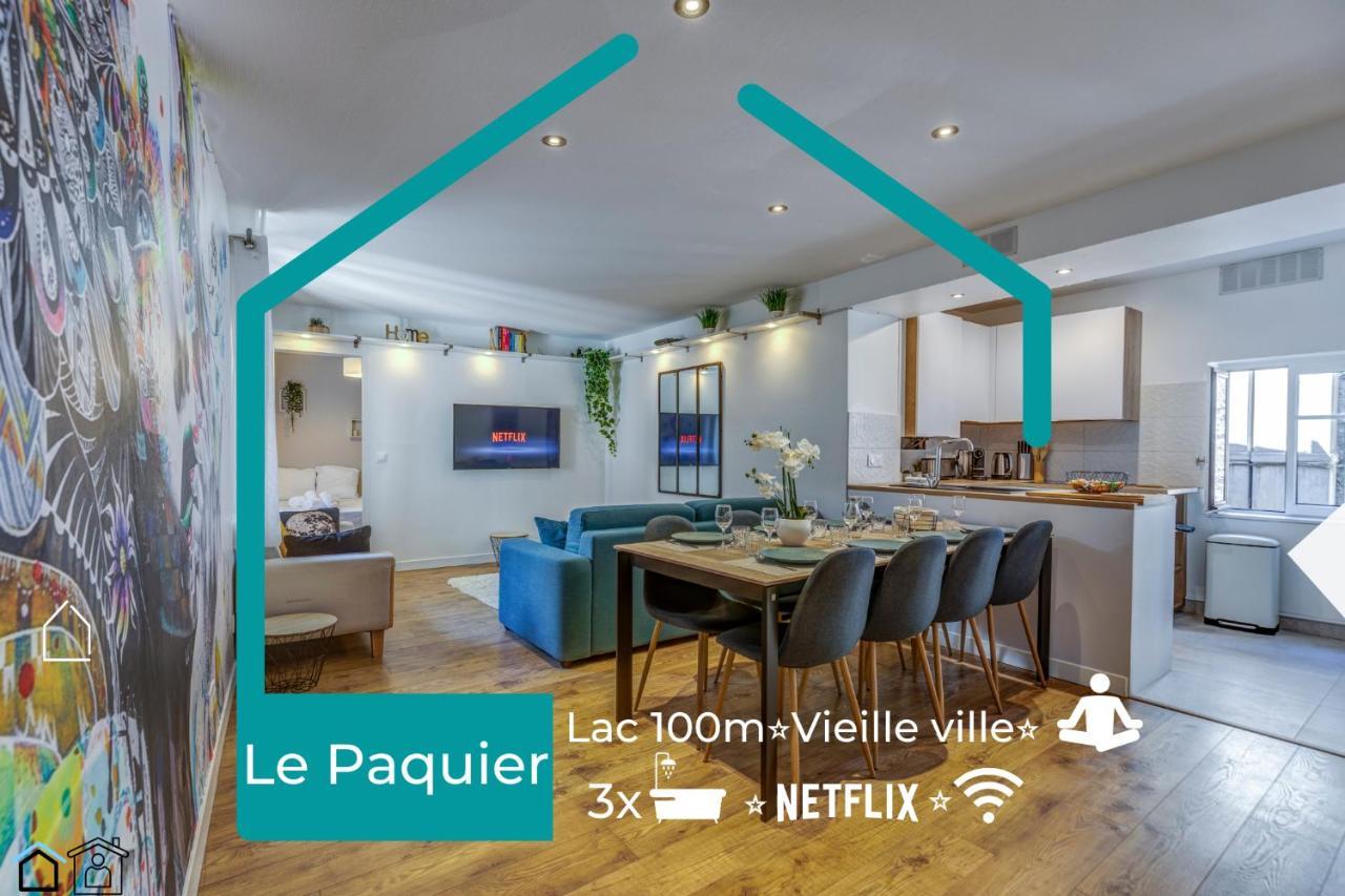 Le Paquier - Mycosyapart, Vieille Ville, Calme, Lac 100M, Netflix 안시 외부 사진